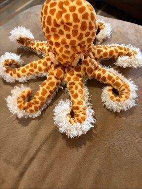 Douglas The Cuddle Toy Plush Octopus with Giraffe Spots